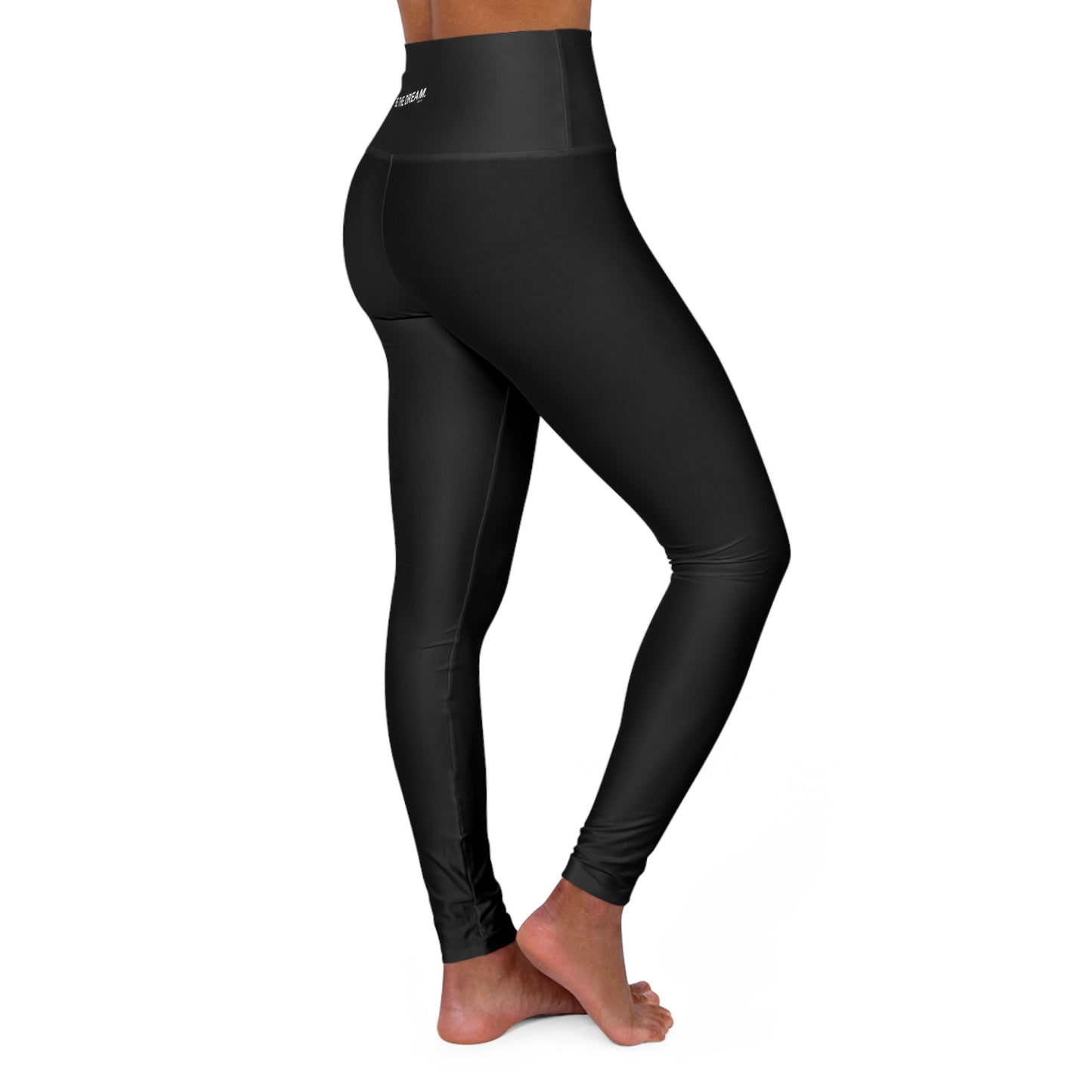 "Be The Dream" High Waisted Yoga Leggings (AOP) by ADSN