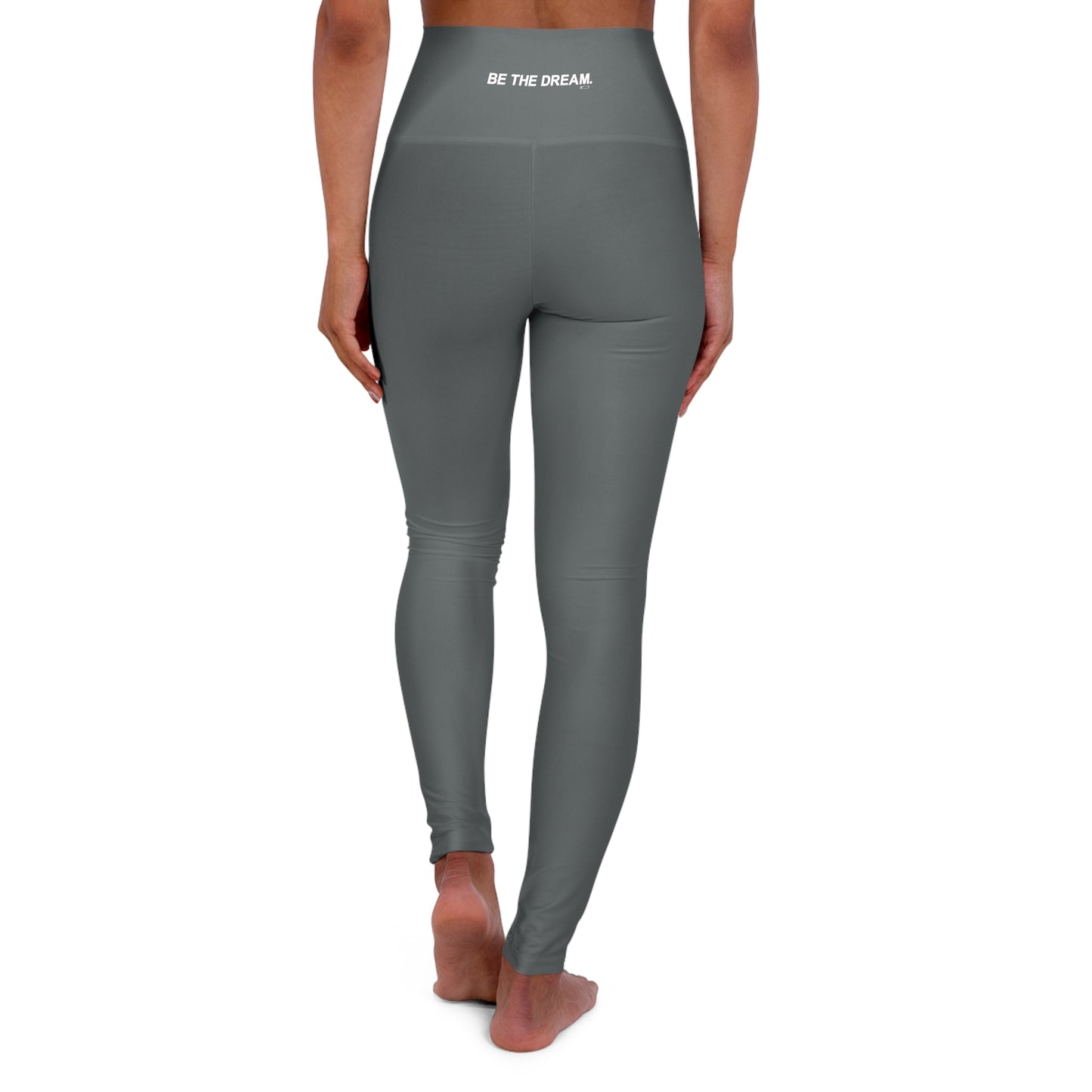 "Be The Dream" High Waisted Yoga Leggings (AOP) by ADSN