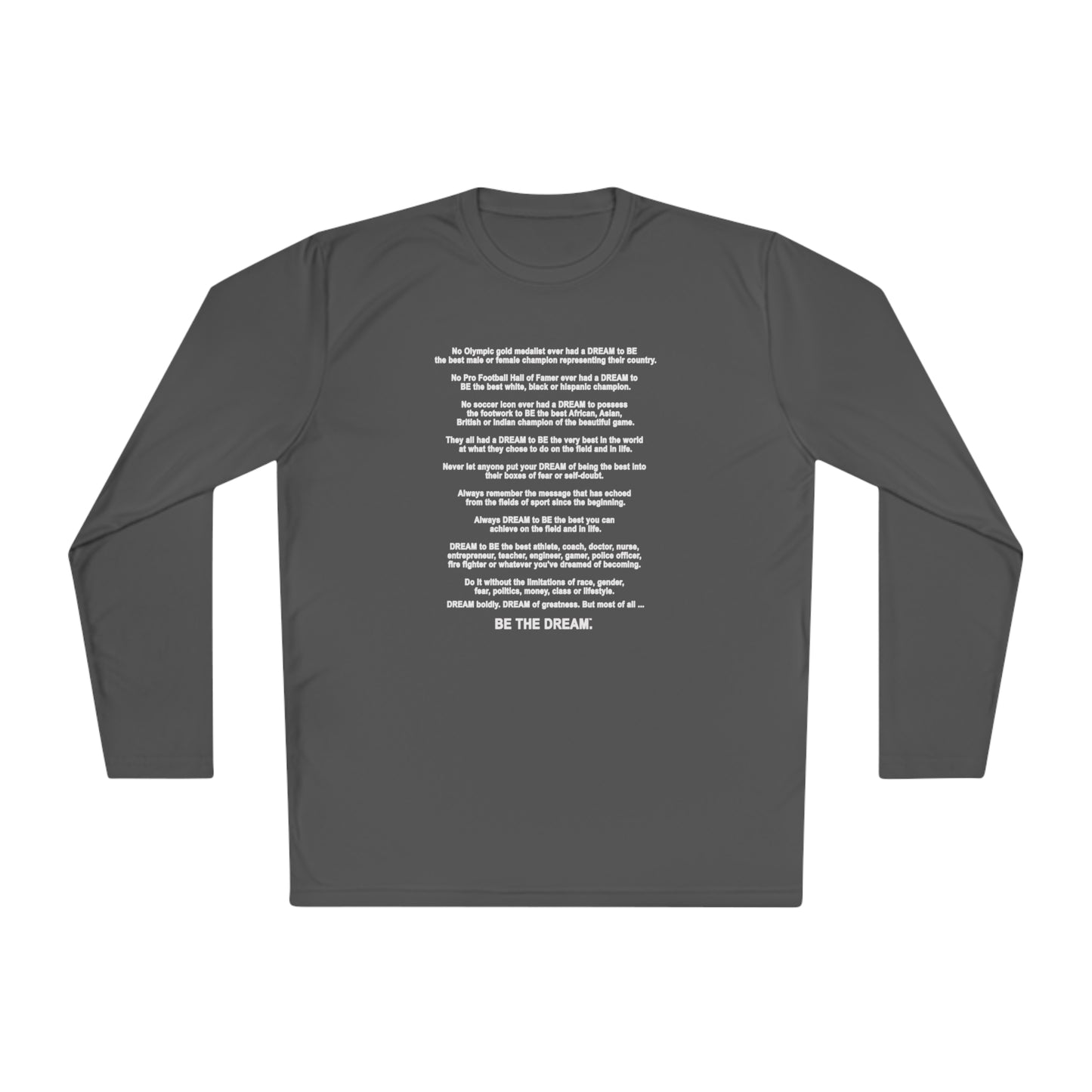 The "Be The Dream" Mantra - Softstyle Long Sleeve T-Shirt (Dark)