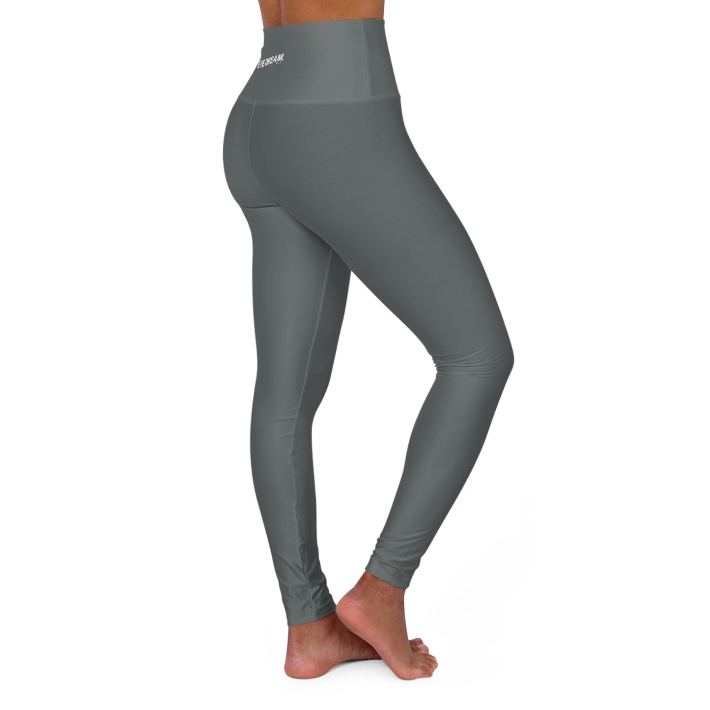 "Be The Dream" High Waisted Yoga Leggings (AOP) by ADSN