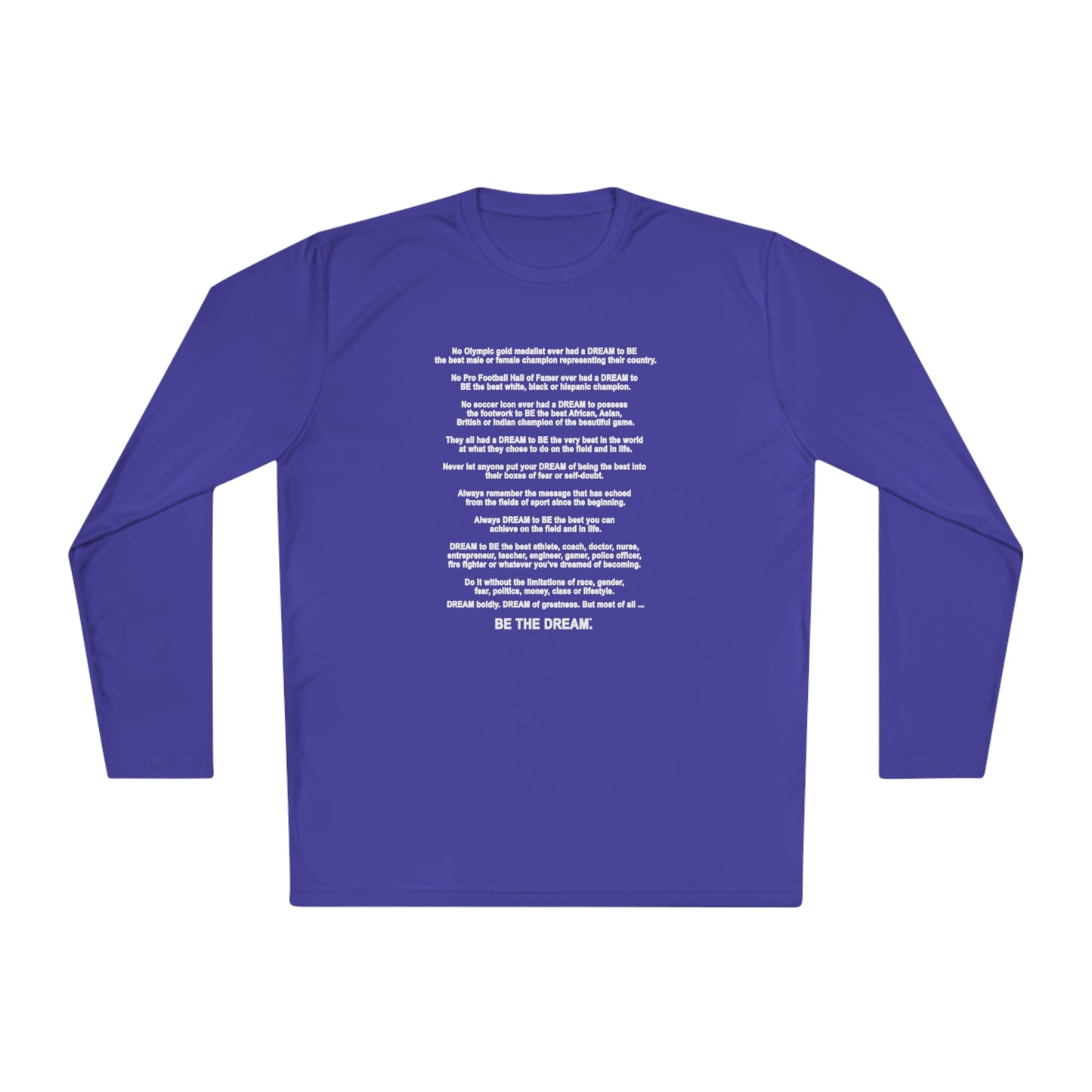 The "Be The Dream" Mantra - Softstyle Long Sleeve T-Shirt (Dark)