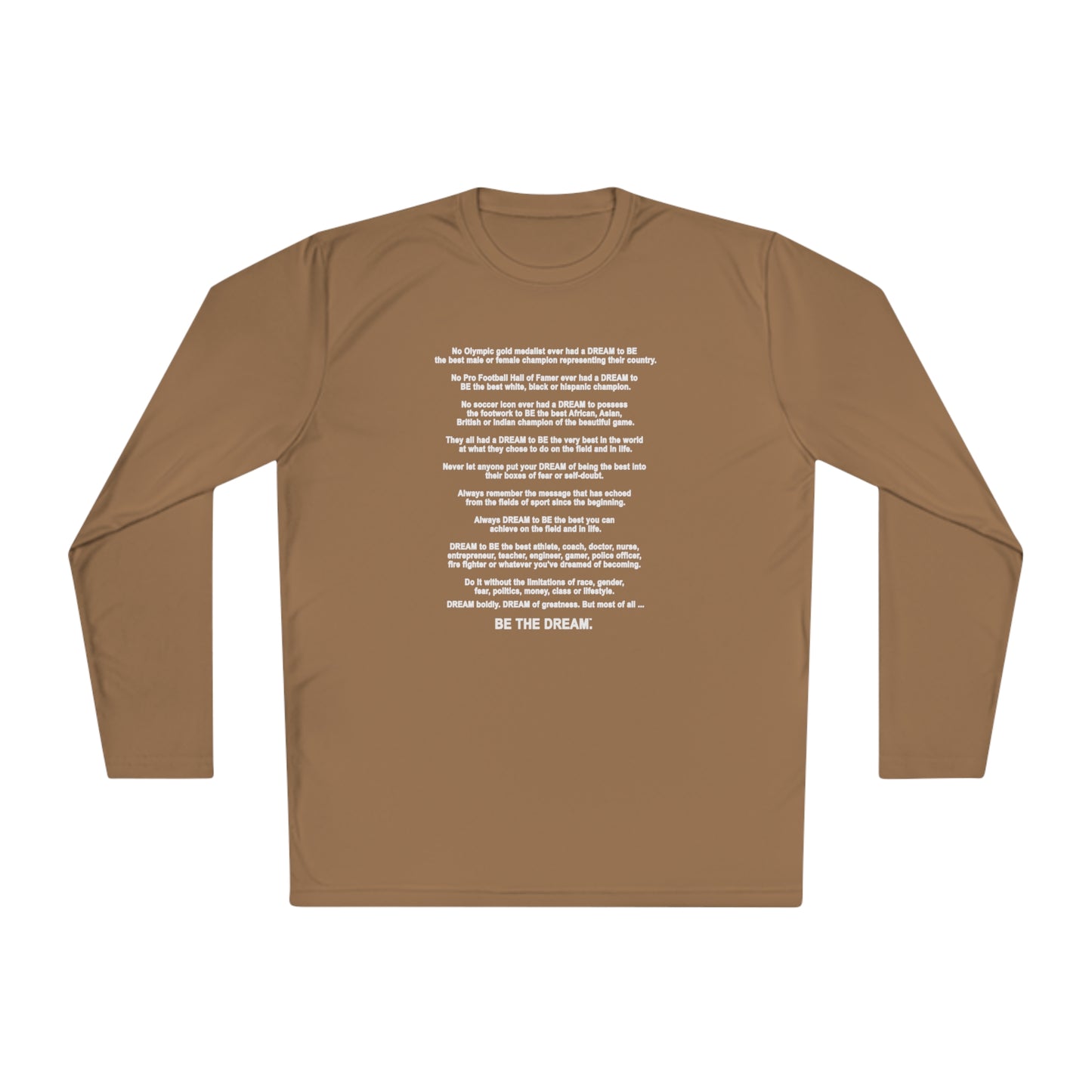 The "Be The Dream" Mantra - Softstyle Long Sleeve T-Shirt (Dark)