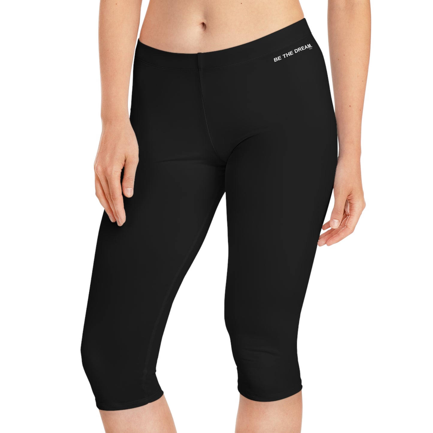 "Be The Dream" Women's Capri Leggings (AOP)